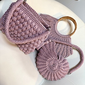 �Paris táska rózsaszín színben - táska & tok - kézitáska & válltáska - alkalmi táska - Meska.hu