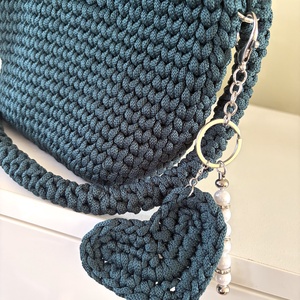 Kézműves táska charm - táska & tok - kulcstartó & táskadísz - táskadísz - Meska.hu