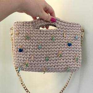 �Summer Crafty horgolt válltáska - Meska.hu