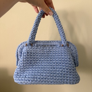 �Clutch táska világos kék színben - táska & tok - kézitáska & válltáska - kézitáska - Meska.hu