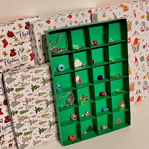 Adventi naptár kislányoknak charm karkötőkkel - karácsony - adventi díszek - adventi naptár - Meska.hu