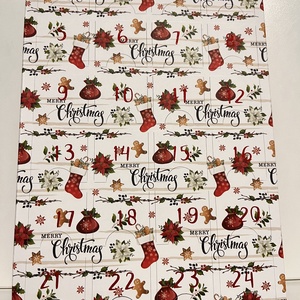 Adventi naptár kislányoknak charm karkötőkkel, Karácsony, Adventi díszek, Adventi naptár, Papírművészet, MESKA