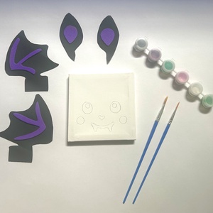 DIY Halloween mini festőkészlet - diy (csináld magad) - egységcsomag - Meska.hu
