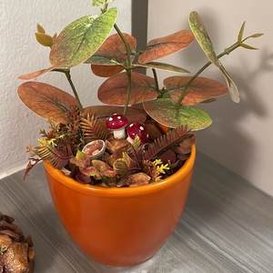 Őszi asztali dísz egyedi, Otthon & Életmód, Dekoráció, Virágdísz és tartó, Csokor & Virágdísz, Újrahasznosított alapanyagból készült termékek, MESKA