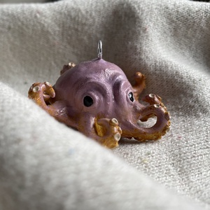 Aranyos polip dísz - kellékek & szerszámok - dekorációs kellékek - figurák - Meska.hu