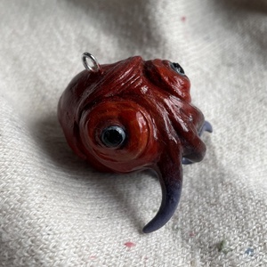 Kézzel készített tintahal akasztós dísz, Kellékek & szerszámok, Dekorációs kellékek, Figurák, Szobrászat, MESKA