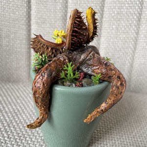 Különleges kézműves egzotikus virág asztali dísz - otthon & életmód - dekoráció - virágdísz és tartó - csokor & virágdísz - Meska.hu