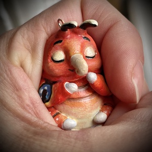 Cuki hernyó dísz / ajándék � tökéletes Valentin-napra - otthon & életmód - dekoráció - fali és függő dekoráció - függődísz - Meska.hu