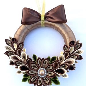 Barna - arany  kopogtató - Meska.hu