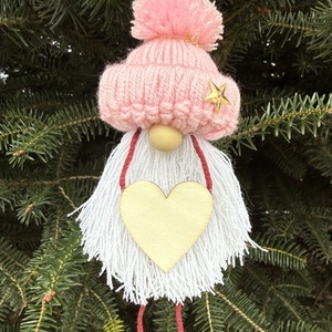 Világosrózsaszín pompom manó, Játék & Sport, Plüssállat & Játékfigura, Manó, Csomózás, MESKA