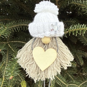 Szürke pompom manó, Játék & Sport, Plüssállat & Játékfigura, Manó, Csomózás, MESKA