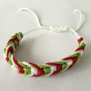 Makramé karkötő, Ékszer, Karkötő, Fonott karkötő, Csomózás, MESKA