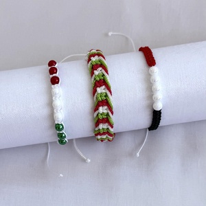 Makramé karkötő - ékszer - karkötő - fonott karkötő - Meska.hu