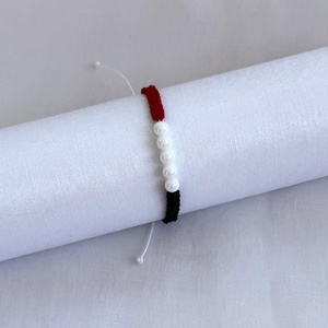 Makramé karkötő - ékszer - karkötő - fonott karkötő - Meska.hu