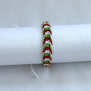 Makramé karkötő - ékszer - karkötő - fonott karkötő - Meska.hu