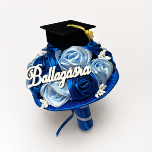 Sötétkék ballagási csokor, Otthon & Életmód, Virágdekoráció, Virágok, Virágcsokor, Varrás, MESKA