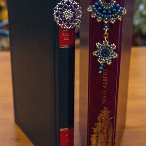 Creabead Design gyöngyfűzött könyvjelzők fém alapon - könyv & zene - könyvjelző - Meska.hu