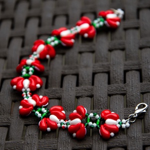 Creabead Design matyó stílusú elegáns karkötő - ékszer - karkötő - gyöngyös karkötő - Meska.hu