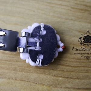 Kézzel készült gyöngyös cipőklipsz � matyó inspirációval - esküvő - cipő és cipőklipsz - Meska.hu