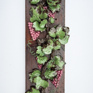 Kerámia szőlő fali dekoráció - otthon & életmód - dekoráció - fali és függő dekoráció - falra akasztható dekor - Meska.hu