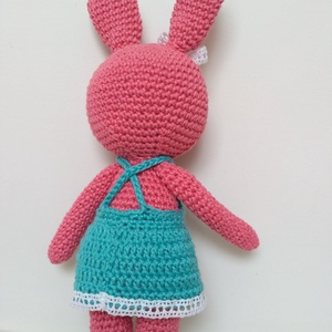 Húsvéti horgolt nyuszi Nyuli amigurumi, öltöztethető -  - Meska.hu
