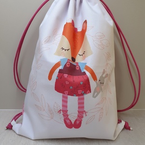 Rókás hátizsák, gym bag vízhatlan - Meska.hu