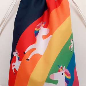 Unicornisos hátizsák - táska & tok - hátizsák - kishátizsák - Meska.hu