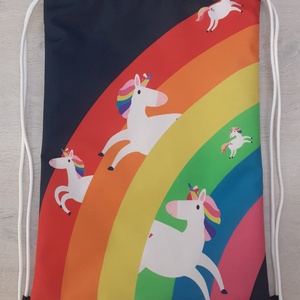 Unicornisos hátizsák, Táska & Tok, Hátizsák, Kishátizsák, Varrás, MESKA