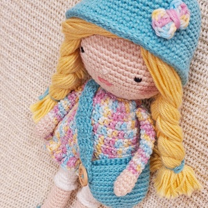 Horgolt öltöztethető amigurumi baba - játék & sport - baba & babaház - öltöztethető baba - Meska.hu