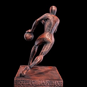 Kosárlabdázó szobor  - otthon & életmód - dekoráció - dísztárgy - Meska.hu