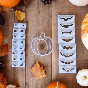 Halloweeni Tök variálható - otthon & életmód - dekoráció - halloween - halloweeni sütikiszúrók - Meska.hu