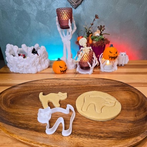 Cica sütikiszúró - otthon & életmód - dekoráció - halloween - halloweeni sütikiszúrók - Meska.hu