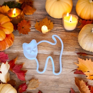 Cica sütikiszúró - otthon & életmód - dekoráció - halloween - halloweeni sütikiszúrók - Meska.hu