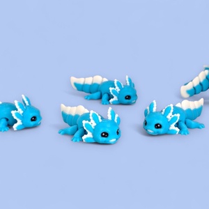 Hópihe, a baby axolotl - játék & sport - plüssállat & játékfigura - más figura - Meska.hu