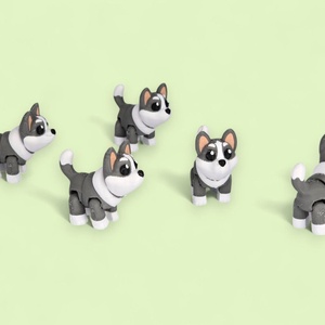 Beni, a hűséges husky - játék & sport - plüssállat & játékfigura - más figura - Meska.hu