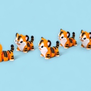 Tibcsi, a kíváncsi kis tigris - játék & sport - plüssállat & játékfigura - más figura - Meska.hu