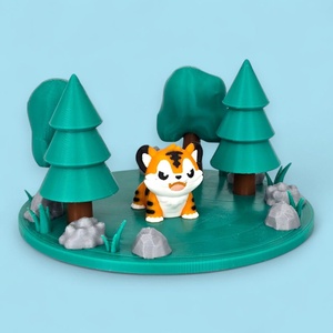 Tibcsi, a kíváncsi kis tigris - játék & sport - plüssállat & játékfigura - más figura - Meska.hu