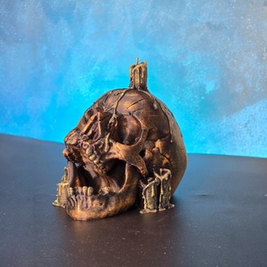 Koponya halloweeni kivetítő - otthon & életmód - dekoráció - halloween - halloweeni dekoráció - Meska.hu