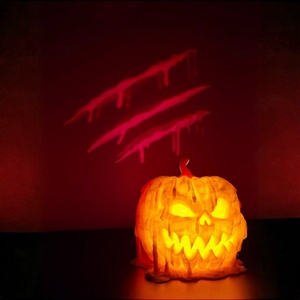 Olvadó Töklámpás 3D Világító Dekor, Otthon & Életmód, Dekoráció, Halloween, Halloweeni dekoráció, Mindenmás, MESKA