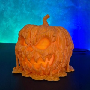 Olvadó Töklámpás 3D Világító Dekor - otthon & életmód - dekoráció - halloween - halloweeni dekoráció - Meska.hu