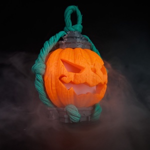 Pislákoló Tökfej  Lámpás a Halloweenre - otthon & életmód - dekoráció - halloween - halloweeni dekoráció - Meska.hu