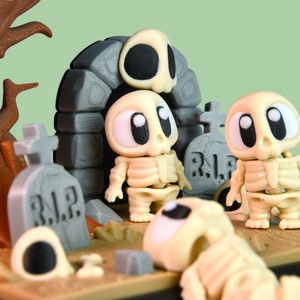 Csontváz és Kripta Jelenet - otthon & életmód - dekoráció - halloween - halloweeni figurák - Meska.hu