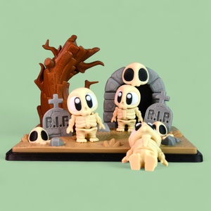 Csontváz és Kripta Jelenet - otthon & életmód - dekoráció - halloween - halloweeni figurák - Meska.hu