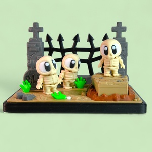 Csontváz és Temetői Jelenet - otthon & életmód - dekoráció - halloween - halloweeni figurák - Meska.hu