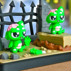 Zombicica és Temetői Jelenet, Otthon & Életmód, Dekoráció, Halloween, Halloweeni figurák, Mindenmás, MESKA