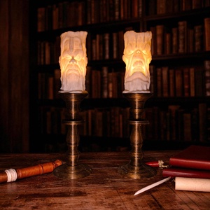 Lélekláng Gyertyatartó  2 db-os szett - otthon & életmód - dekoráció - halloween - halloweeni dekoráció - Meska.hu