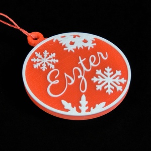 Auróra, névre szóló karácsonyfadísz - Stílus 1 - karácsony - karácsonyi lakásdekoráció - karácsonyfadíszek - Meska.hu