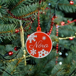 Auróra, névre szóló karácsonyfadísz - Stílus 3 - karácsony - karácsonyi lakásdekoráció - karácsonyfadíszek - Meska.hu