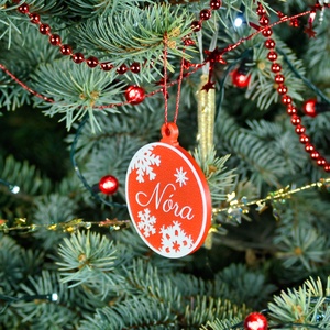 Auróra, névre szóló karácsonyfadísz - Stílus 3 - karácsony - karácsonyi lakásdekoráció - karácsonyfadíszek - Meska.hu