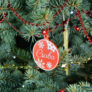 Auróra, névre szóló karácsonyfadísz - Stílus 4 - karácsony - karácsonyi lakásdekoráció - karácsonyfadíszek - Meska.hu